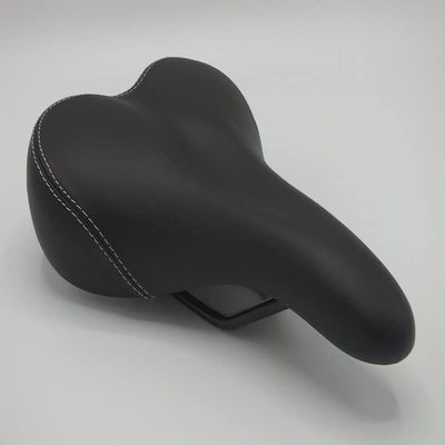 Economy Womens Bike Saddle with Comfort Groove Black Road Hybrid Mountain