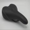 Economy Womens Bike Saddle with Comfort Groove Black Road Hybrid Mountain view 1