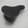 Economy Womens Bike Saddle with Comfort Groove Black Road Hybrid Mountain view 3