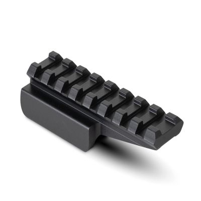 Monstrum Shrapnel Offset Picatinny Riser Mount with Recoil Stop Base | 8 Slot 3.5 inch | Low Profile