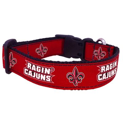 College Dog Collar (Medium, Louisiana Lafayette)