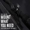 Monstrum Picatinny Rail Mount for Savage Axis/Edge Rifles with Integrated Level Bubble | 0 MOA view 4