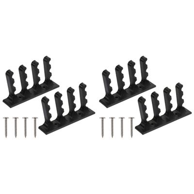 BESPORTBLE 4pcs Wall Hanger Bracket Holder for Bow Arrows Easy to Install Decorative Display Rack with Screws Design for Living Room Bedroom Use