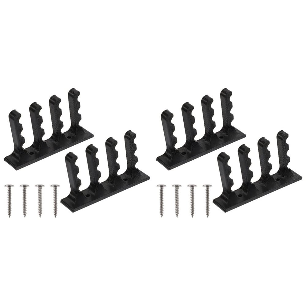 BESPORTBLE 4pcs Wall Hanger Bracket Holder for Bow Arrows Easy to Install Decorative Display Rack with Screws Design for Living Room Bedroom Use