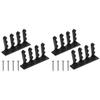 BESPORTBLE 4pcs Wall Hanger Bracket Holder for Bow Arrows Easy to Install Decorative Display Rack with Screws Design for Living Room Bedroom Use view 1