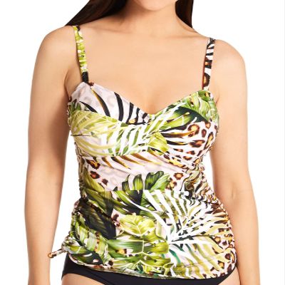 Fantasie Swim Women's Kabini Oasis Twist Underwire Tankini Top Multi