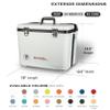 Engel UC30 30qt Leak-Proof, Air Tight, Drybox Cooler and Hard Shell Lunchbox for Men and Women in Iced Mango view 2
