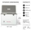 Engel UC30 30qt Leak-Proof, Air Tight, Drybox Cooler and Hard Shell Lunchbox for Men and Women in Iced Mango view 3