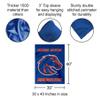 Boise State Broncos Wordmark Double Sided House Banner Flag view 2