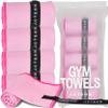 Acteon Microfiber Gym Towels 5 Pack  Quick Dry, Silver ION Odor-Free, Super Absorbent Sweat Towels for Women, Workout, Yoga, Pilates, Tennis, Running, Swimming, Travel  16x30.5 Inch (Lavender Rose) view 1