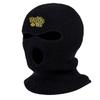 Just Dunk It Ski Mask Embroidered Basketball Three Hole Mask Graphic Balaclava (Black) view 1