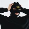 Just Dunk It Ski Mask Embroidered Basketball Three Hole Mask Graphic Balaclava (Black) view 2