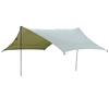 BUNDOK BDK-21O Mini Hexagon Tarp, Khaki, Approx. 16.9 x 138.4 inches (430 x 350 cm), Includes 2 Poles view 1