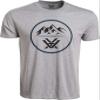 Vortex Men's Three Peaks Short Sleeve Shirts (US, Alpha, Small, Regular, Regular, Grey Heather) view 1