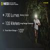 Nitecore NU33 700 Lumen Camping Headlamp, USB-C Rechargeable, Lightweight with White, Red, and Reading LEDs Sticker view 4