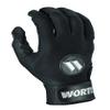 Worth | PRO Slowpitch Softball Batting Gloves | Adult Medium | Black view 1