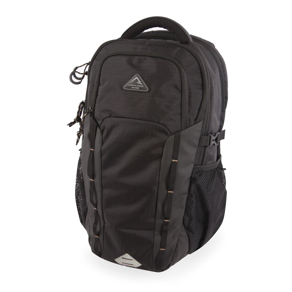 Highland Outdoor Outdoor Backpack, Black, 38L (HD-BP-10-BK)
