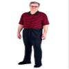 Ovidis Daytime Dementia Clothing - Alzheimers Anti-Strip Jumpsuit - Onesie for Elderly Men - Charly Red XL view 1