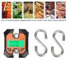 Fish Scale, Multifunction Portable Hanging Scale Digital Fishing Scale with Backlit LCD Display, g, kg, lb Weighing Units, 0.2kg to 100kg Electronic Hook Scale for Fishing, Hunting, Luggage, Shopping view 4