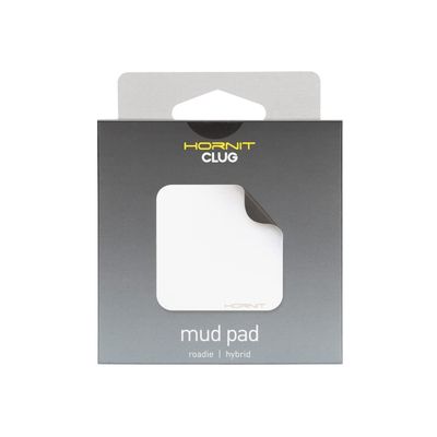 Hornit CLUG Mud Pad - Protects your walls from tire marks, uses micro-suction to stick without leaving residue or damaging paint (Small (roadie, hybrid))