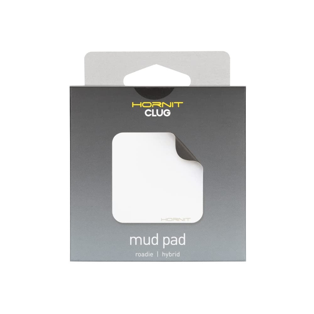 Hornit CLUG Mud Pad - Protects your walls from tire marks, uses micro-suction to stick without leaving residue or damaging paint (Small (roadie, hybrid))