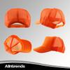 ALLNTRENDS Just Dunk It Embroidered Trucker Hat Basketball Embroidery Adjustable Cap (Neon Orange) view 3