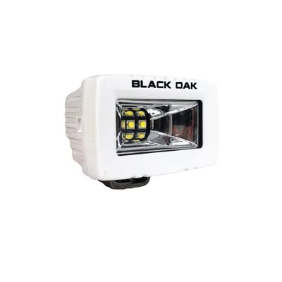Black Oak 2" Marine Flush Mount Spreader Light - White Housing - Pro Series 3.0