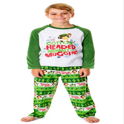INTIMO Elf The Movie Boys' Film Cotton-Headed Ninny-Muggins Sleep Pajama Set (6/7)