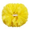 Hooshing 2PCS Yellow Pom Poms Cheerleading with Baton Handle for Team Spirit Sports Dance Cheering Kids Adults view 1