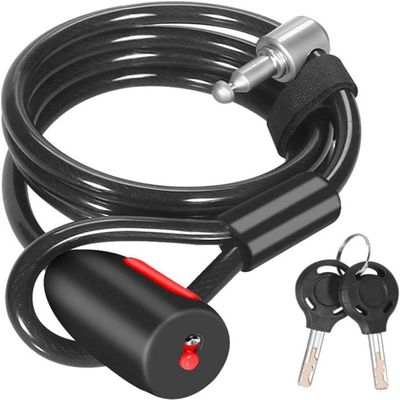 Bicycle Locks Heavy Duty Anti Theft Bike Lock High Security Level Bicycle Lock Bike Chain Lock with 2 Keys Cycle Cable Locks Bicycle Chain Lock Heavy Duty for Cycle Moto