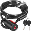 Bicycle Locks Heavy Duty Anti Theft Bike Lock High Security Level Bicycle Lock Bike Chain Lock with 2 Keys Cycle Cable Locks Bicycle Chain Lock Heavy Duty for Cycle Moto view 1