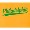 3X-Large Gold Mens City of Philadelphia Pennsylvania Fashion Script T-Shirt view 4