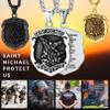 FaithHeart Saint Michael Necklace for Men Women Sturdy Stainless Steel Pendant with 22" Chain High Polish Hypoallergenic Comfort Fit Accessories view 3