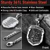 FaithHeart Saint Michael Necklace for Men Women Sturdy Stainless Steel Pendant with 22" Chain High Polish Hypoallergenic Comfort Fit Accessories view 4