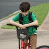 Boy Girl Bike Front Basket Plastic Storage Container for Boys and Girls Easy to Install Compatible Standard for and Everyday Use view 4