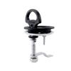 ihreesy 2 Inch Boat Flush Pull Slam Latch,Nylon Deck Hatch Latch Flush Pull Latch Boat Latches Flush Pull Slam Latch with 2 Screws and 2 Nuts for 2 Inch Hole Cutout,Black view 2
