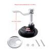 ihreesy 2 Inch Boat Flush Pull Slam Latch,Nylon Deck Hatch Latch Flush Pull Latch Boat Latches Flush Pull Slam Latch with 2 Screws and 2 Nuts for 2 Inch Hole Cutout,Black view 4