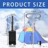 LFUTARI Ice Anchor Tool Kit,1pc Ice Anchor Drill Adapter with 4pcs Threaded Peg Ice Fishing Shelter Stake Nail, Universal Ice Fishing Anchors Tool Set for Ice Insert Sewing (Set 1) view 2