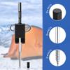 LFUTARI Ice Anchor Tool Kit,1pc Ice Anchor Drill Adapter with 4pcs Threaded Peg Ice Fishing Shelter Stake Nail, Universal Ice Fishing Anchors Tool Set for Ice Insert Sewing (Set 1) view 3