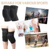 Yunsailing 6 Pairs Knee Pads for Women Men, Soft Breathable Volleyball Tactical Knee Pads Workout Protector for Basketball Football Hockey Dance Running(M Size,Black) view 4