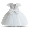 TTYAOVO Baby Girl Flower Dresses Birthday Party Tutu Dress Size (80) 6-12 Months 07 White-T view 1