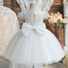 TTYAOVO Baby Girl Flower Dresses Birthday Party Tutu Dress Size (80) 6-12 Months 07 White-T view 2
