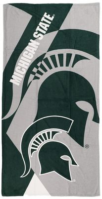 Northwest Michigan State Spartans 30 x 60 Inch Beach Towel, Puzzle Design