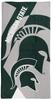 Northwest Michigan State Spartans 30 x 60 Inch Beach Towel, Puzzle Design view 1