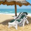 Northwest Michigan State Spartans 30 x 60 Inch Beach Towel, Puzzle Design view 2