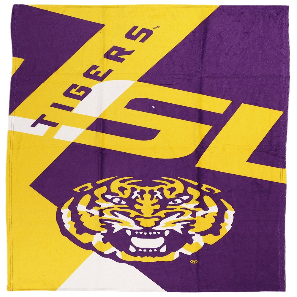 Northwest LSU Tigers 30 x 60 Inch Beach Towel, Puzzle Design
