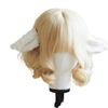 CoBtee Kawaii Lamb Ear Hairpin Edge clip Sheep Pink Ear Lolita Accessories Cosplay Prop Party Hallowmas A pair (white/Edge clip) view 1