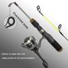 Aventik Ultralight Ice Fishing Rod and Reel Combo 26/28/30/32 inch Medium Light Fast Action Multi-Species Ice Fishing Combos for Walleye Perch Panfish (Hollow Rod(Only Rod), 26'') view 3