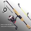 Aventik Ultralight Ice Fishing Rod and Reel Combo 26/28/30/32 inch Medium Light Fast Action Multi-Species Ice Fishing Combos for Walleye Perch Panfish (Aurora Rod Kit, 30'') view 2