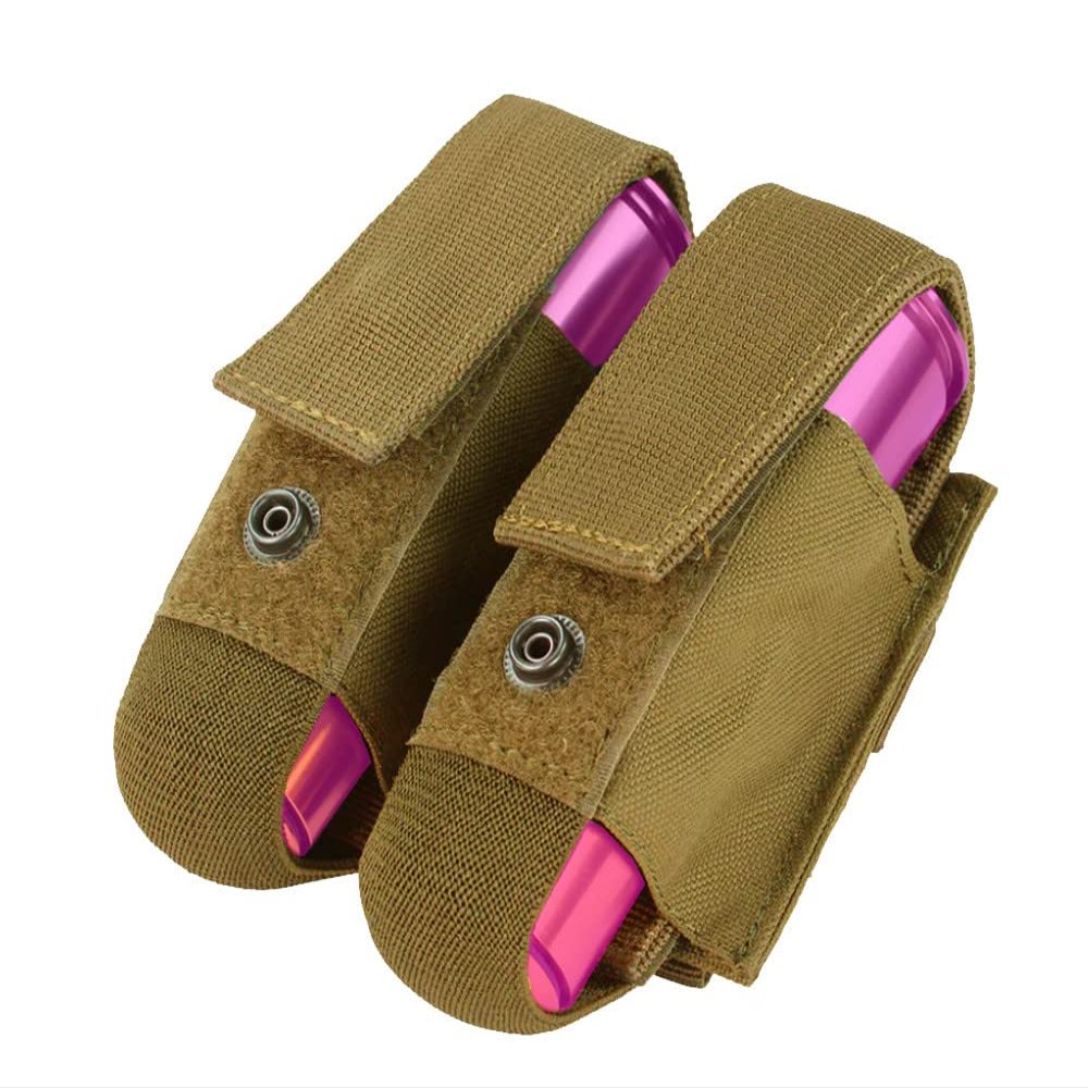 MOLLE Tactical Double 40mm Grenade Pouch Holster - Coyote